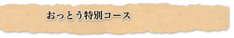 おっとう特別コース